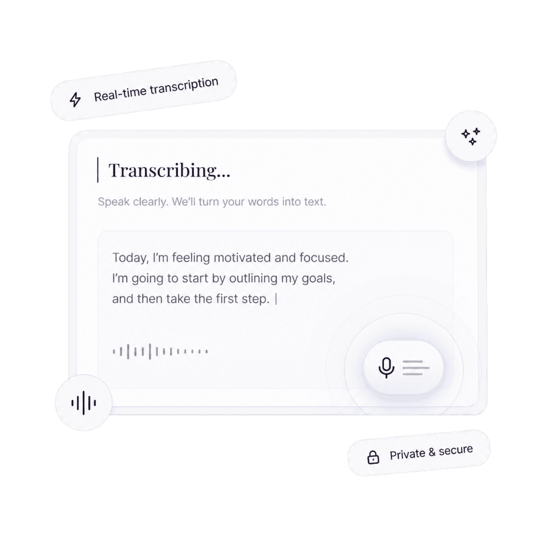 Voice and text check-in interface